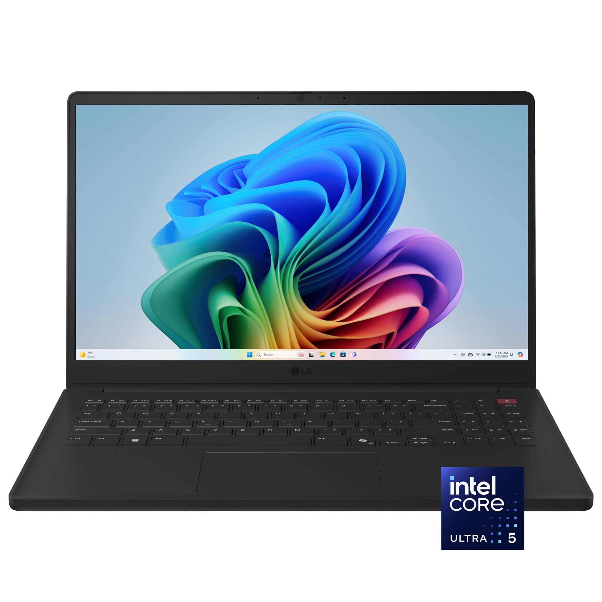 LG LG Gram Book 15" Touch-screen Laptop FHD Intel Core Ultra 5 115U Processor with 8GB RAM - 512GB SSD - Titan Black