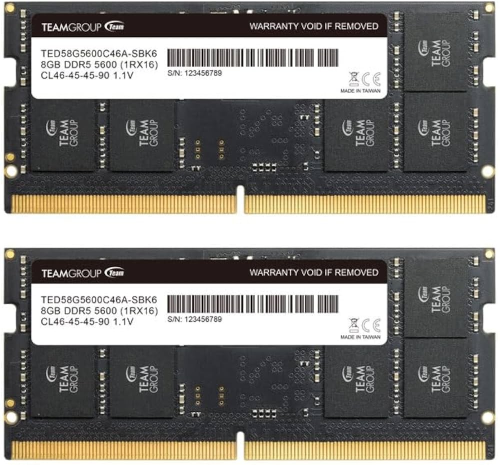 Teamgroup Teamgroup Elite DDR5 16GB (2x8GB) 5600MHz RAM Kit